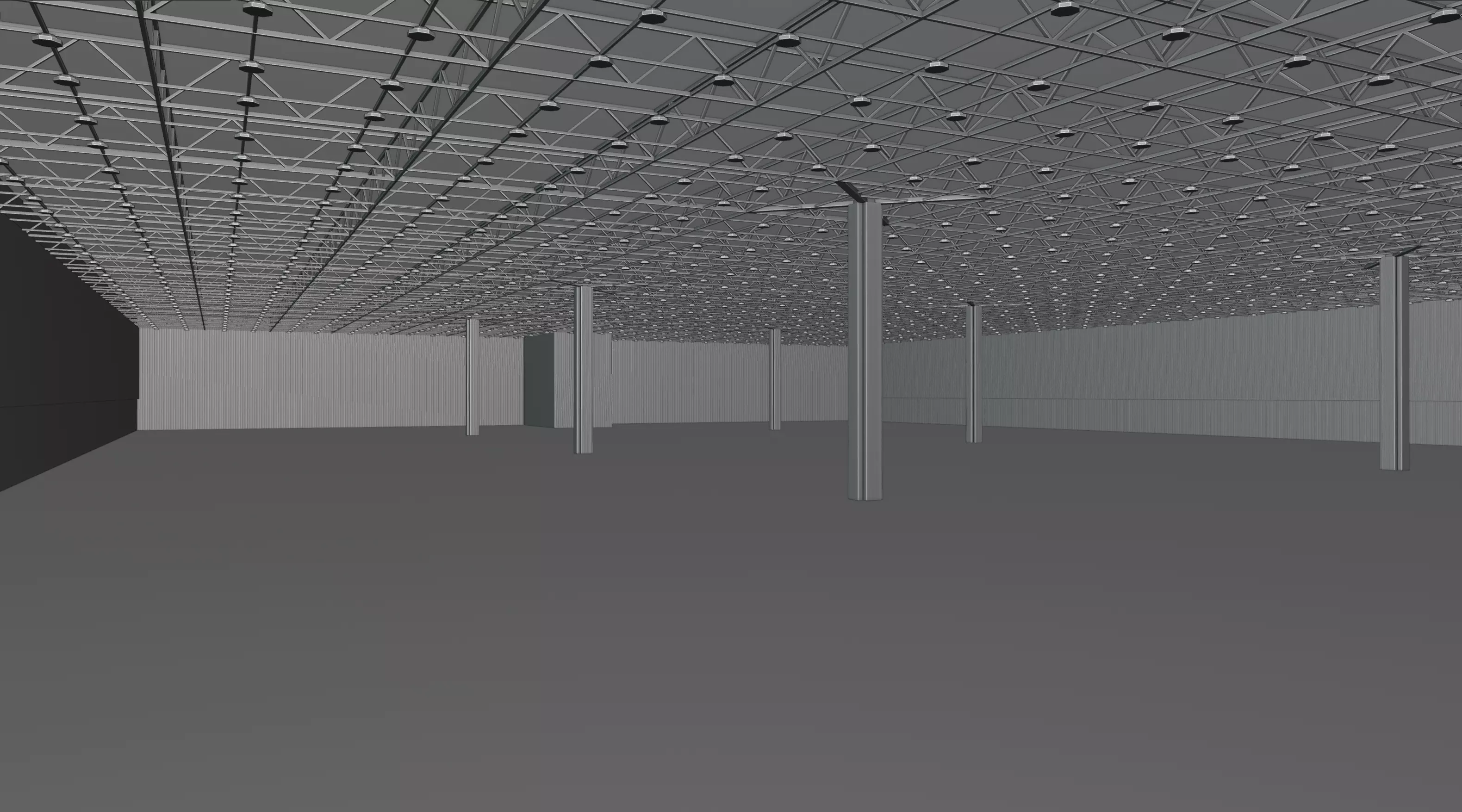 Chicago Mccormick Lakeside Center Hall E Low-poly 3D model_2