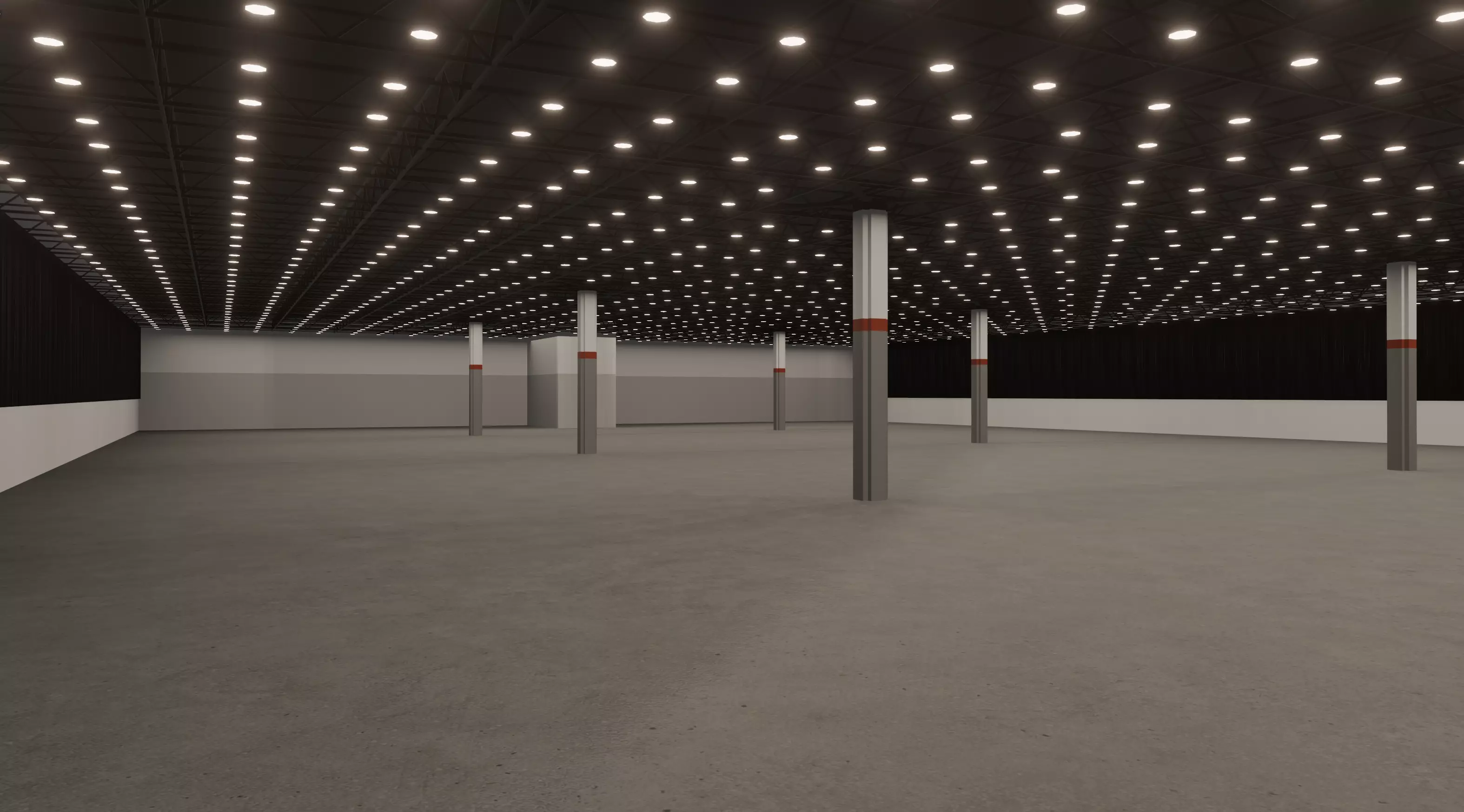 Chicago Mccormick Lakeside Center Hall E Low-poly 3D model_1