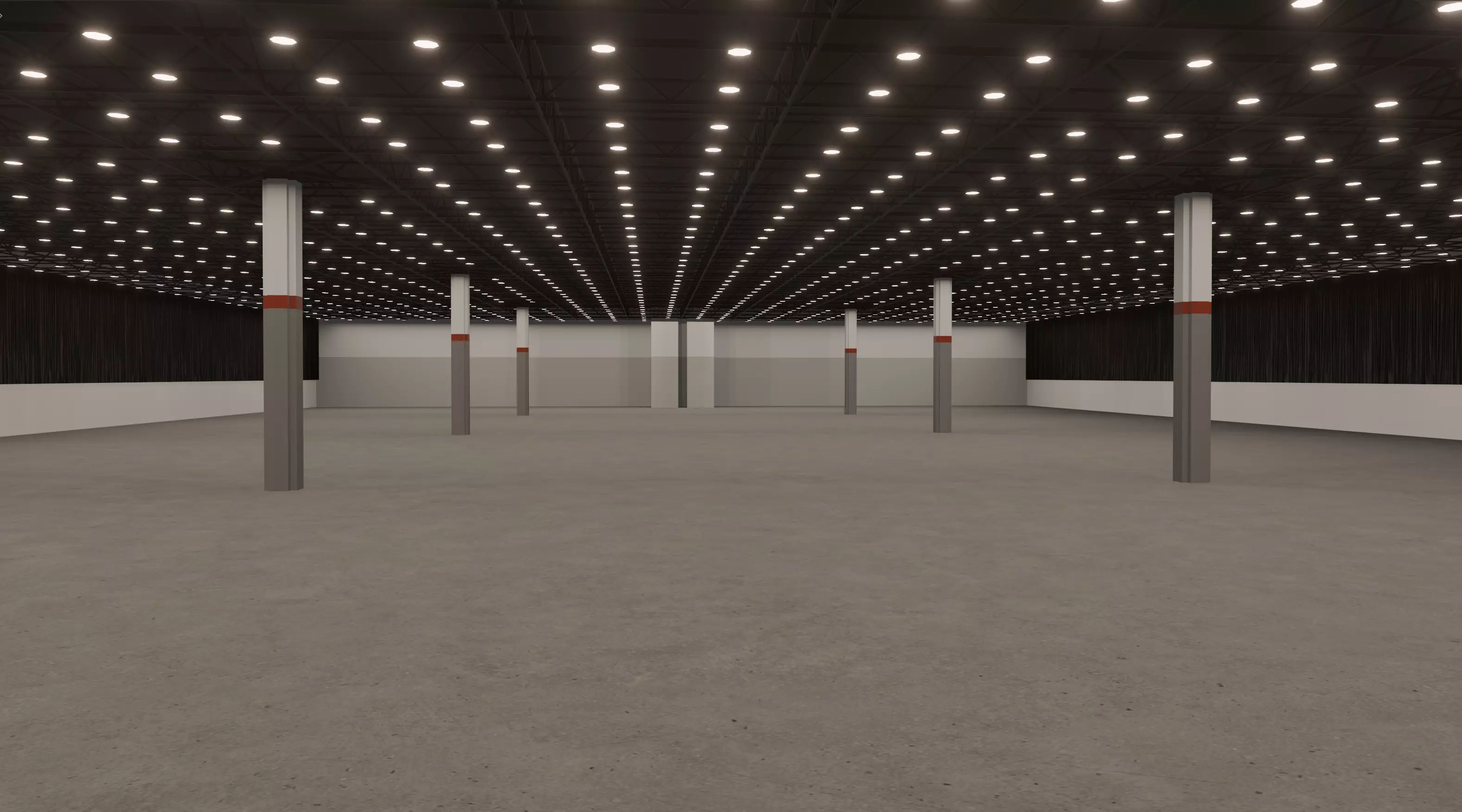 Chicago Mccormick Lakeside Center Hall E Low-poly 3D model_0