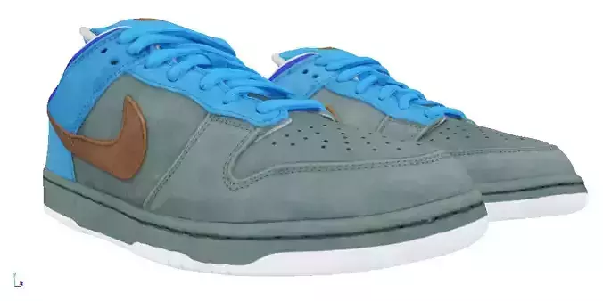 Nike Air SB Dunk low green blue yellow