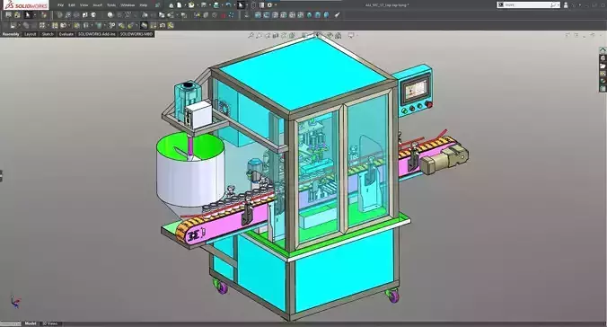 FILLING MACHINE  SOLIDWORKS 2018