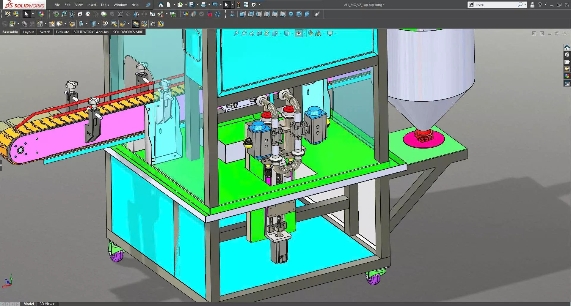 FILLING MACHINE  SOLIDWORKS 2018 3D model_2