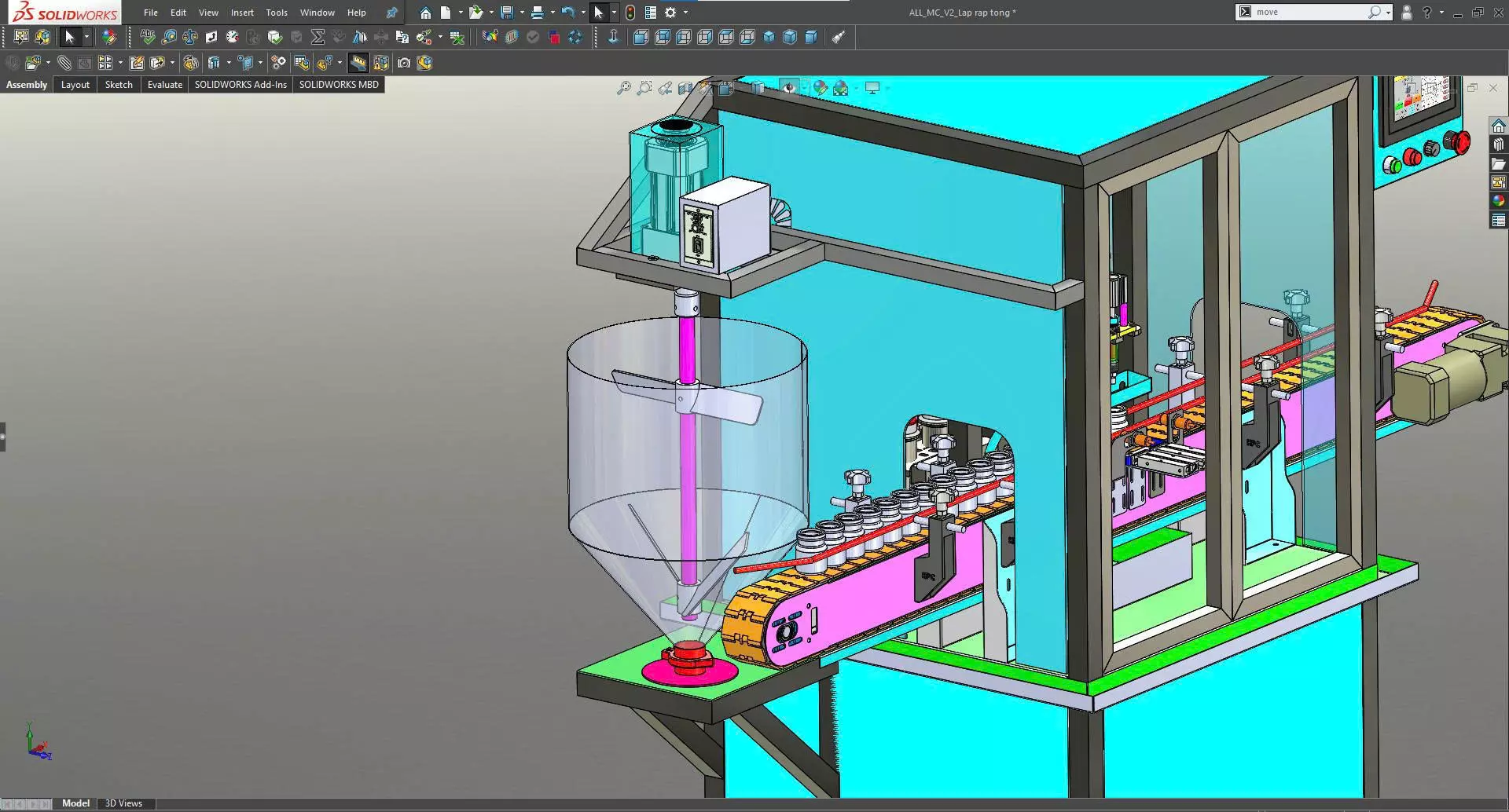 FILLING MACHINE  SOLIDWORKS 2018 3D model_3