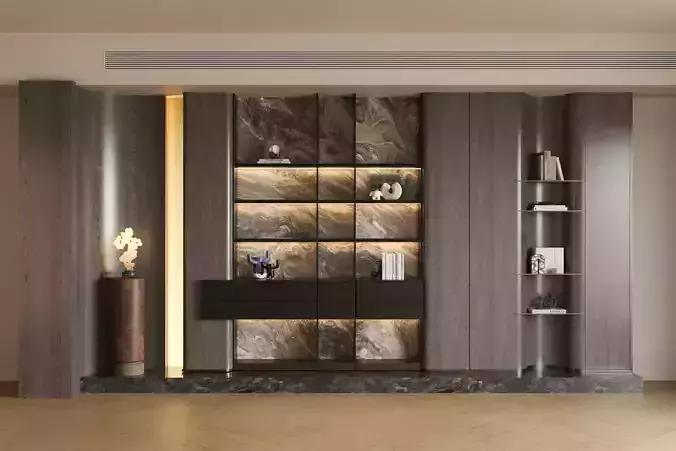 Living room storage cabinet