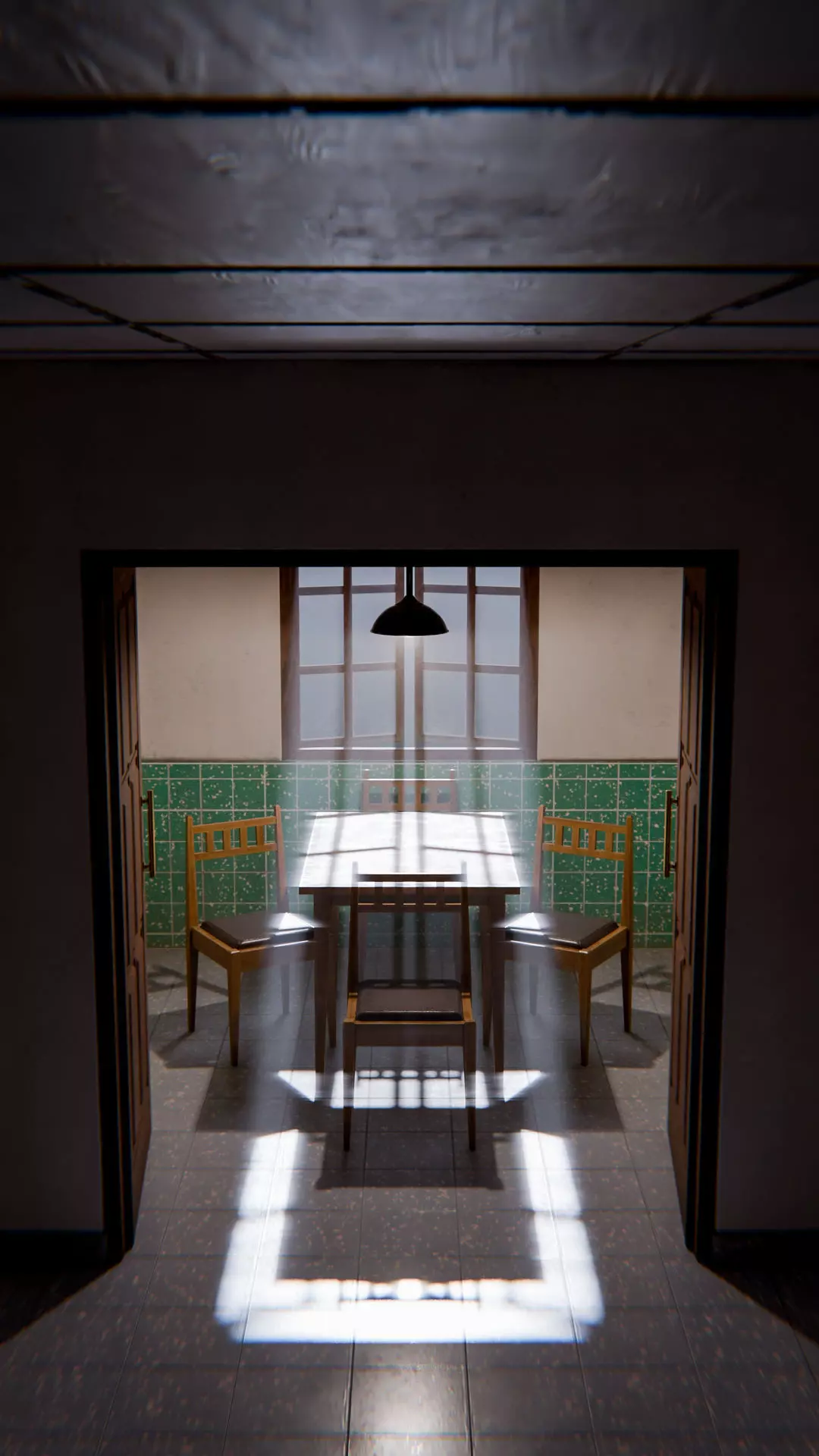 The Waiting Table Low-poly 3D model_25