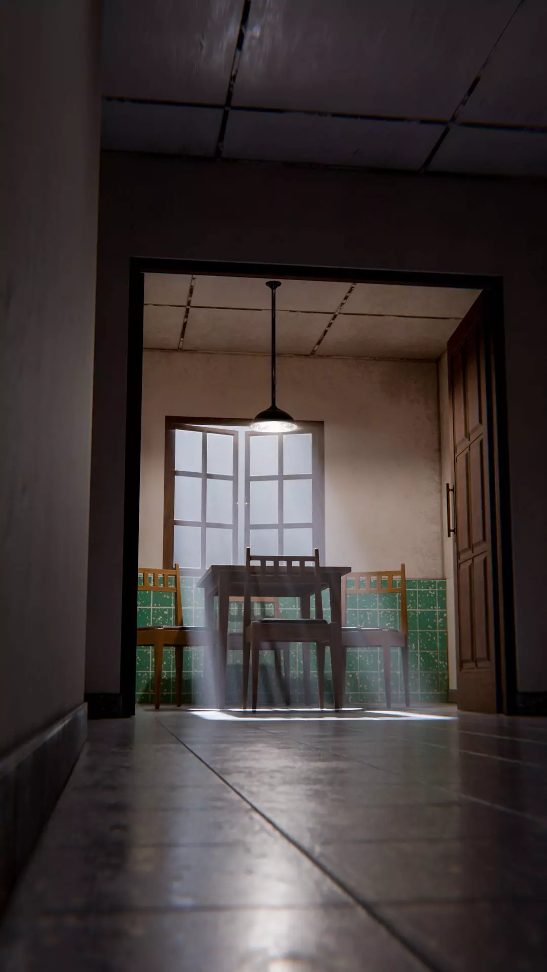 The Waiting Table Low-poly 3D model_24