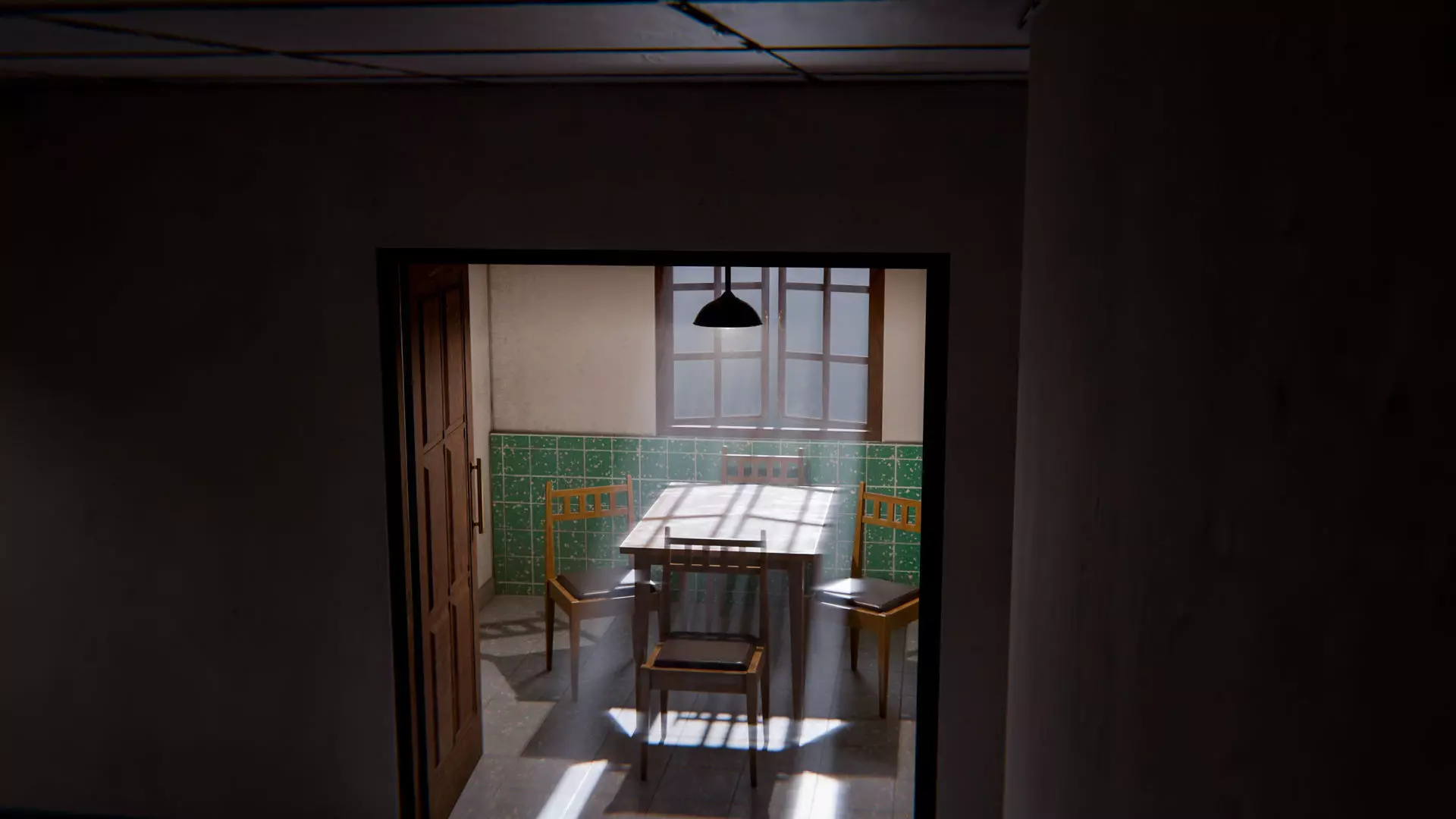 The Waiting Table Low-poly 3D model_8