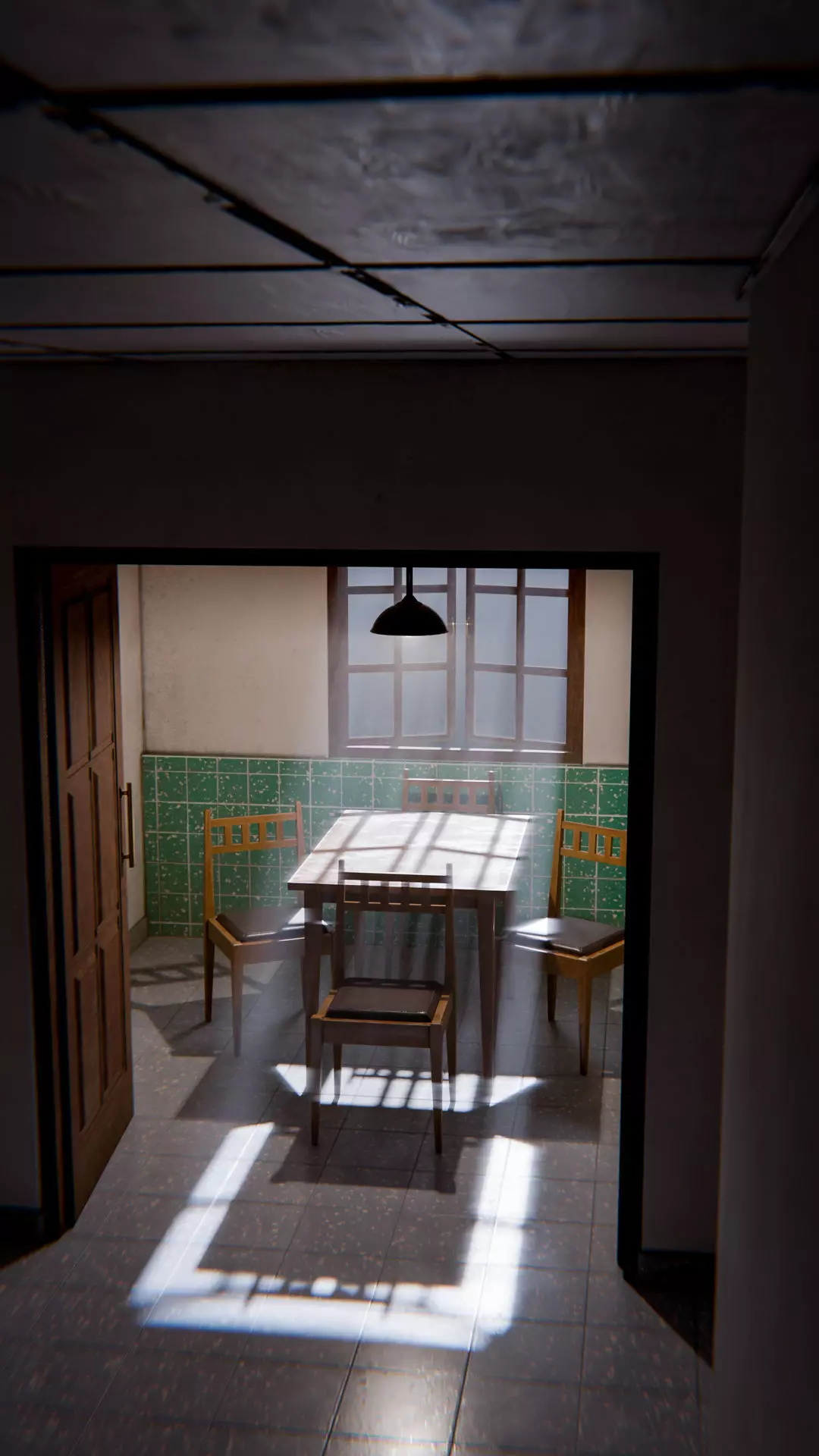 The Waiting Table Low-poly 3D model_26