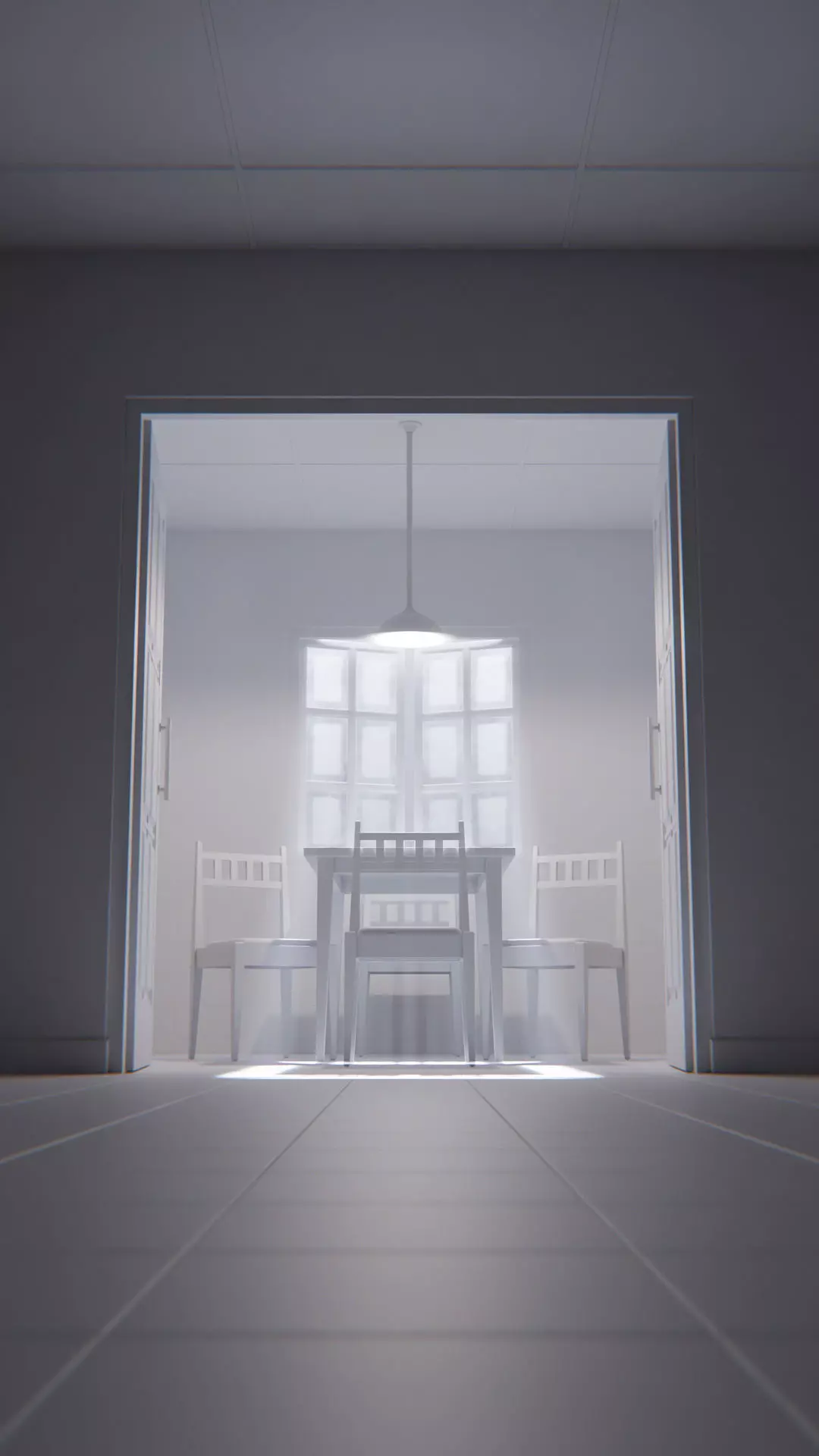 The Waiting Table Low-poly 3D model_31