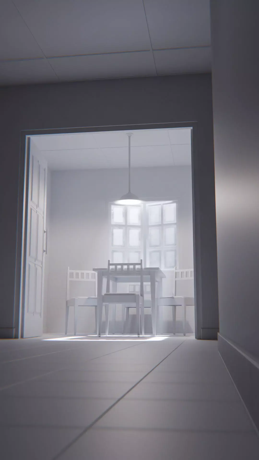 The Waiting Table Low-poly 3D model_32