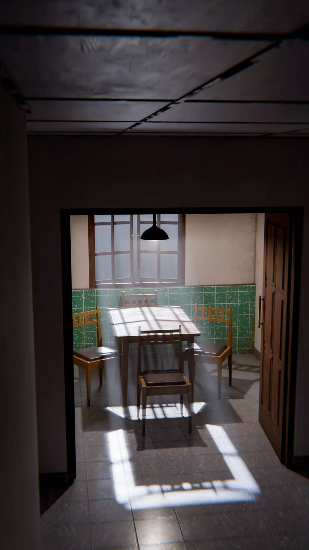 The Waiting Table Low-poly 3D model_27