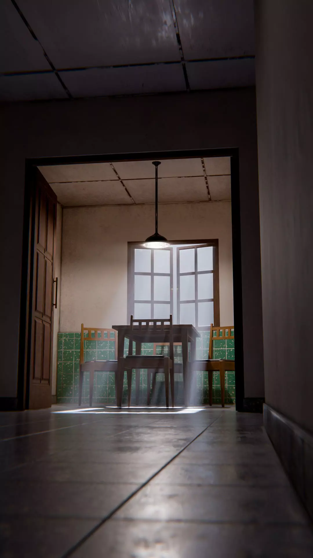 The Waiting Table Low-poly 3D model_23