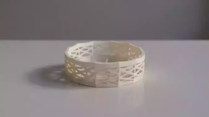 Spider Web Bowl - Halloween Candy Dish 3D print model