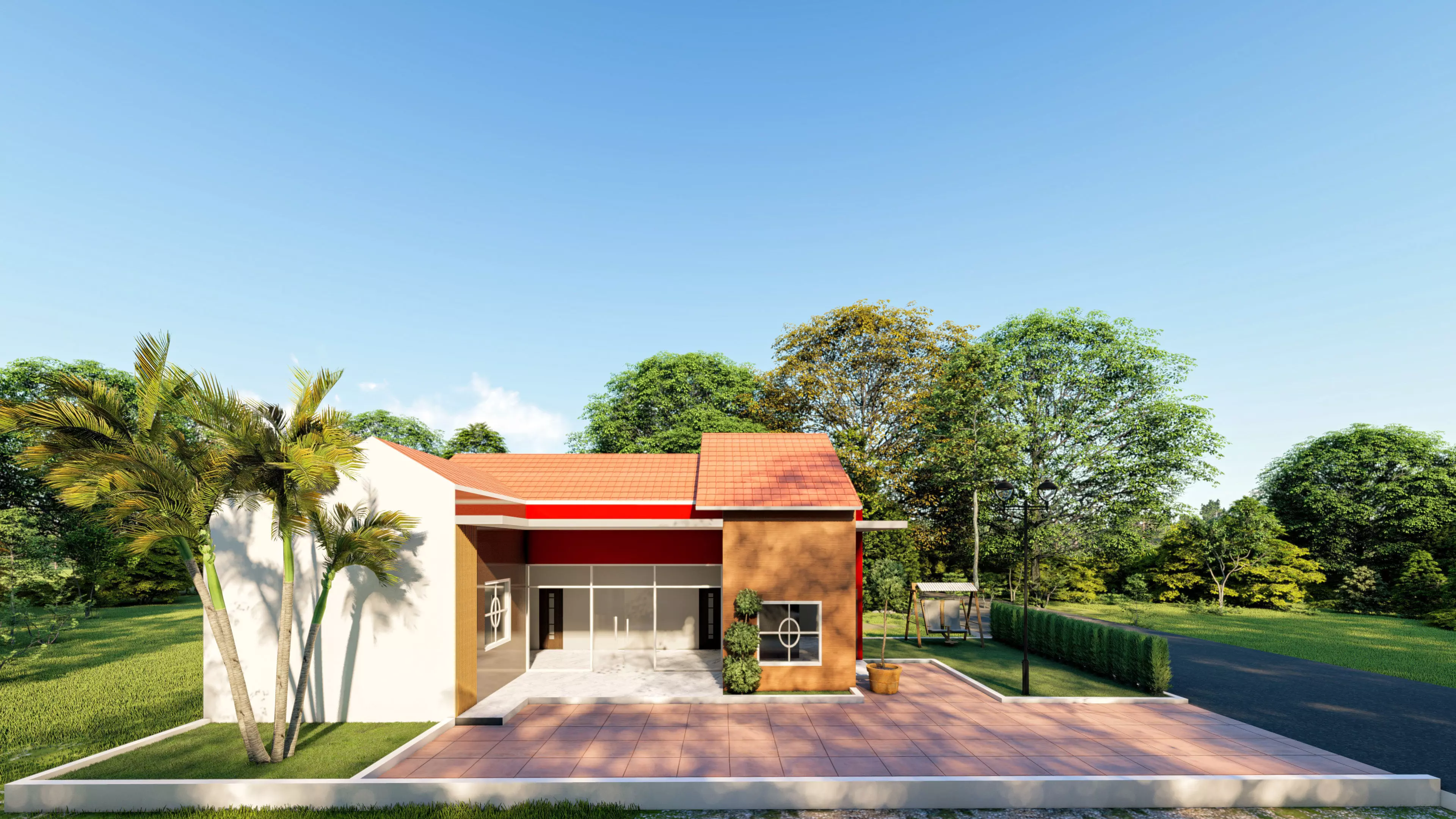 MINIMALIST HOUSE 3D model_6