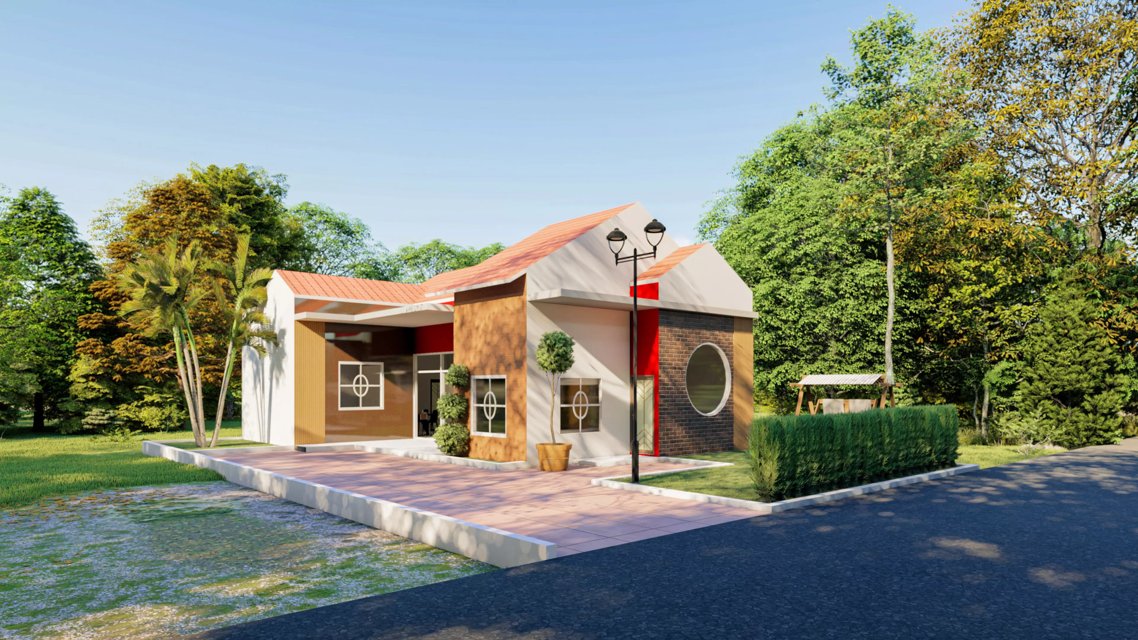 MINIMALIST HOUSE 3D model_7