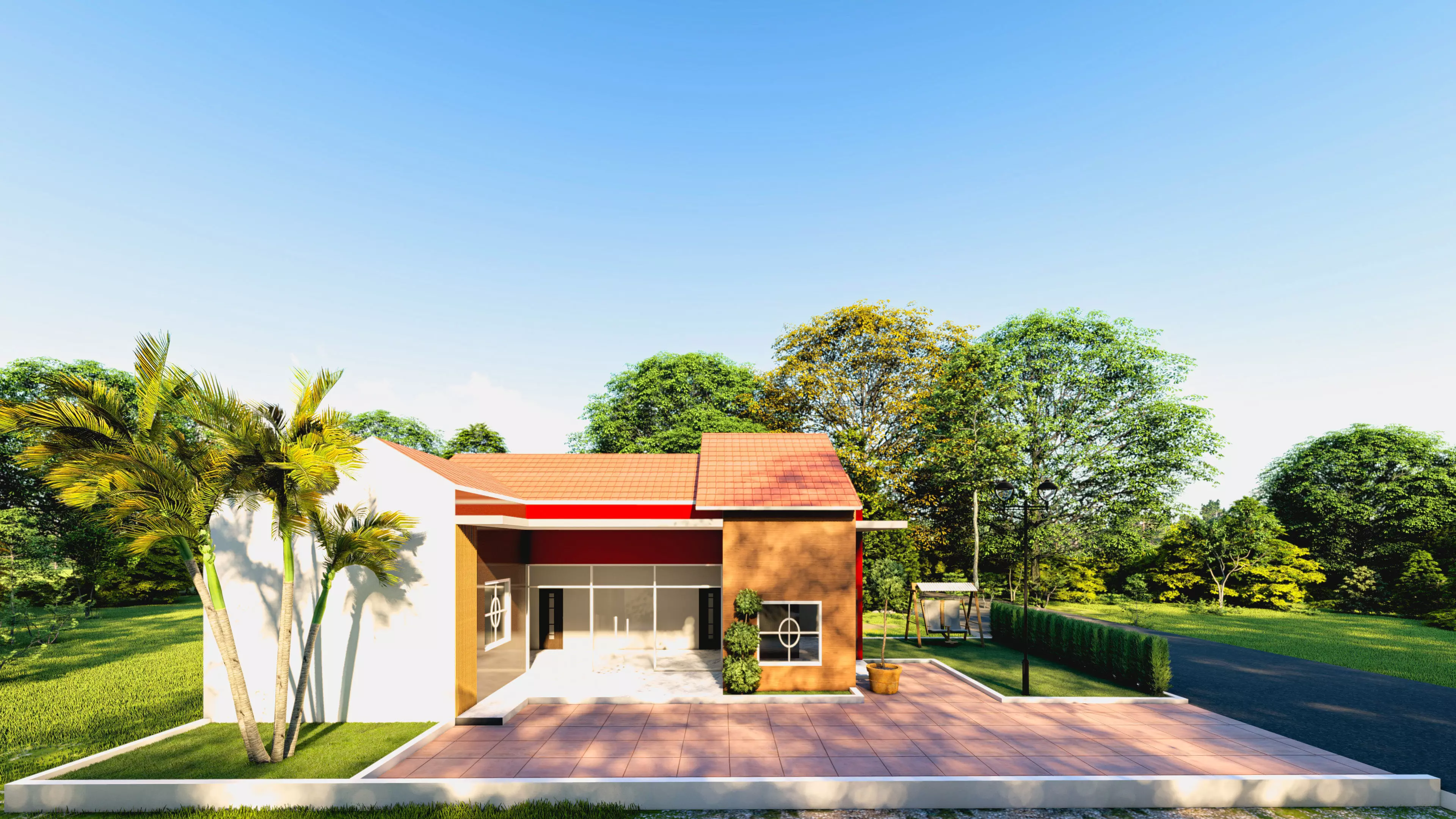 MINIMALIST HOUSE 3D model_5