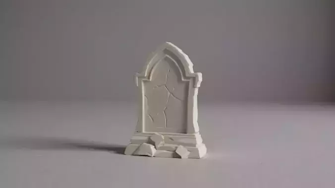 Gothic Tombstone - Halloween Grave Prop
