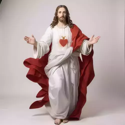 Sacred Heart of Jesus 3D Model