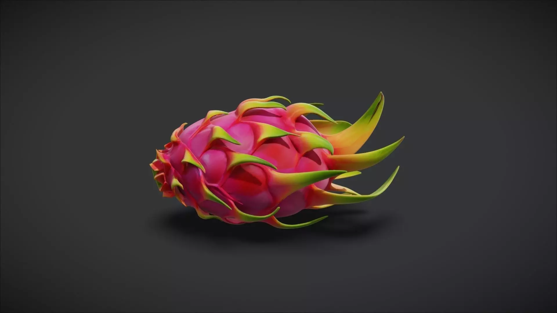 A Pitaya 3D model_1