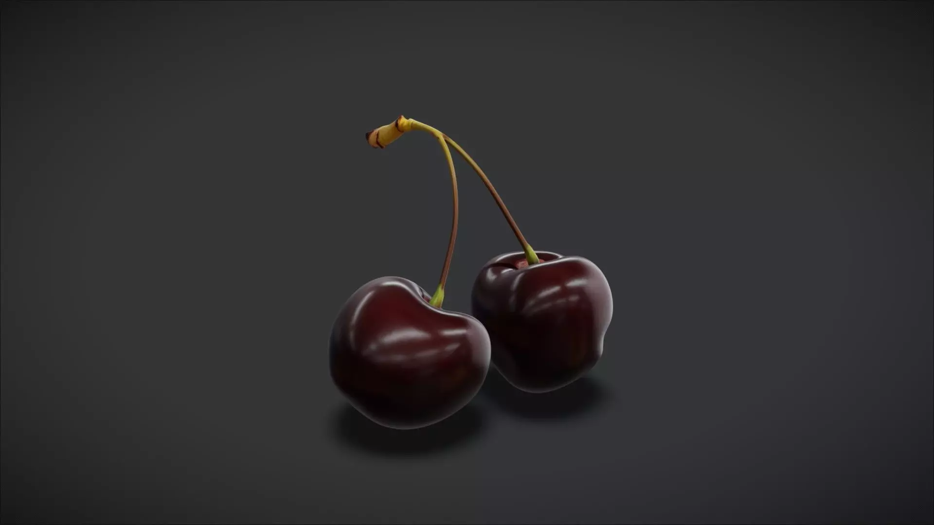 Cherries 3D model_1
