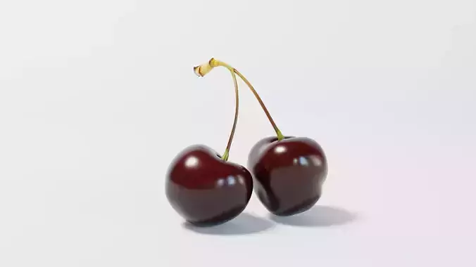 Cherries 3D model