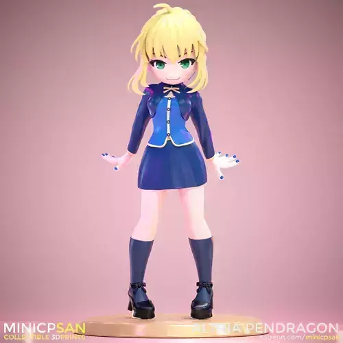 Altria Pendragon Saber - Cute Weekend Date - Fate Series