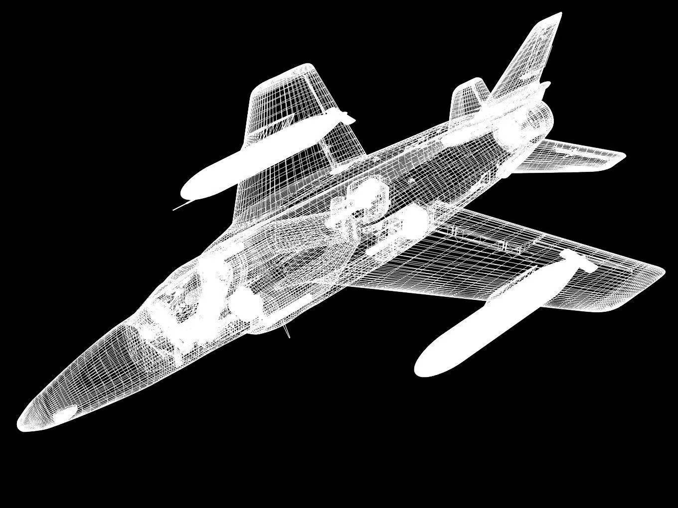 Folland gnat F1 3D model_18
