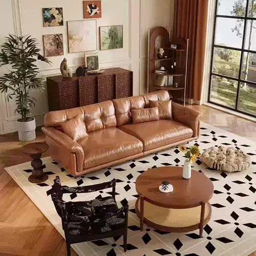 Mid - century modern style living room