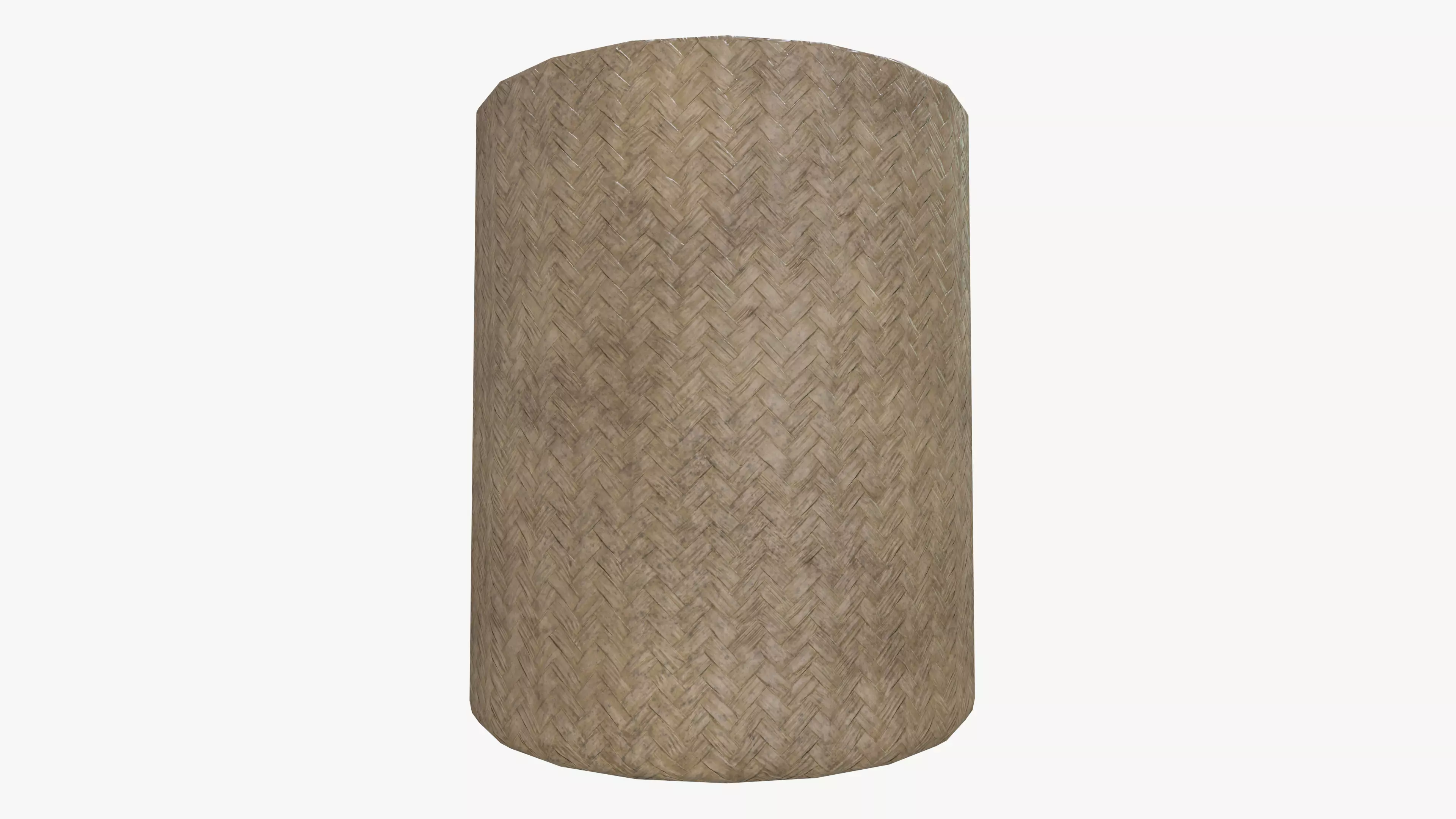 Woven Basket 3D model_4