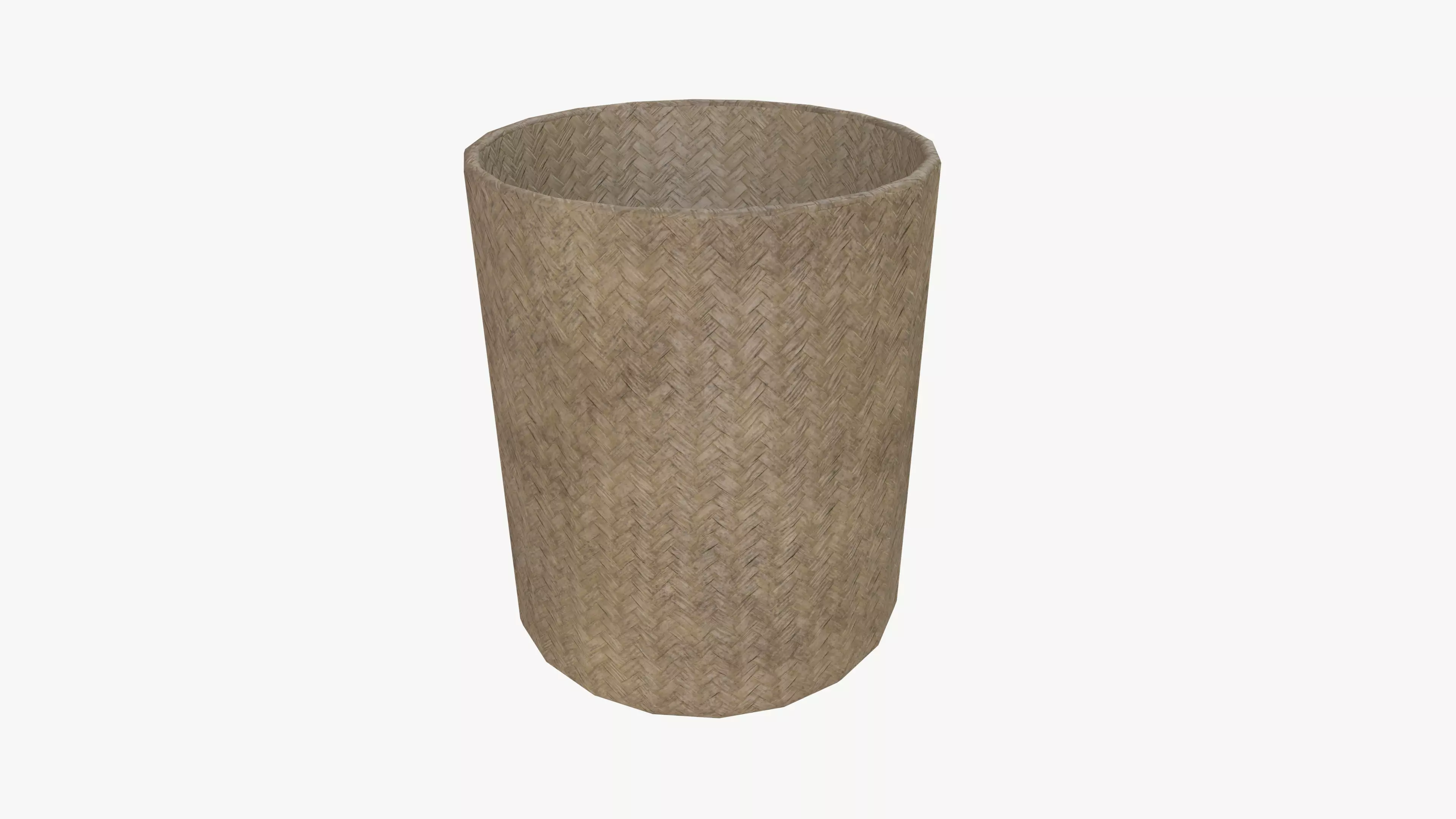 Woven Basket 3D model_0