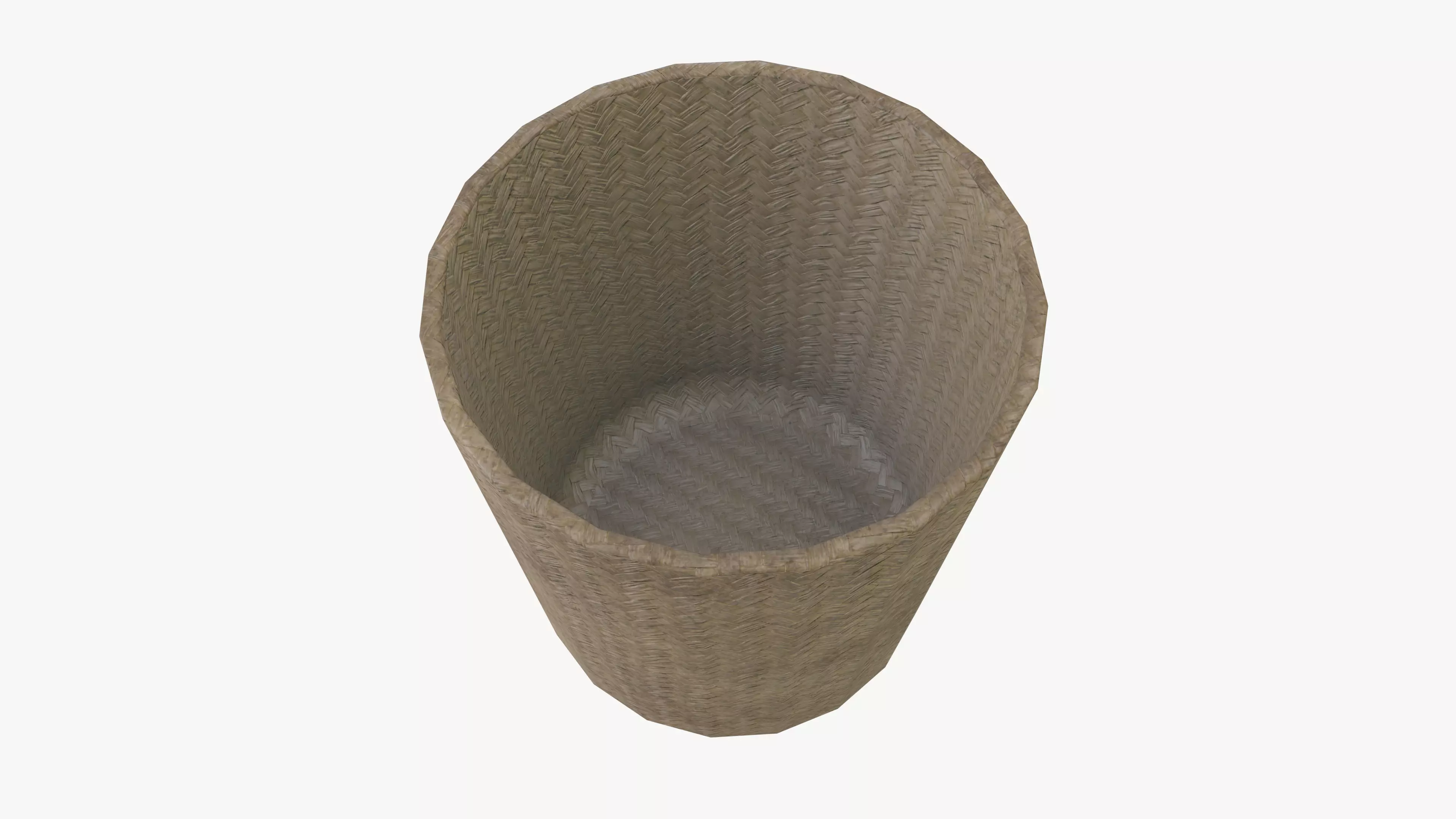 Woven Basket 3D model_5