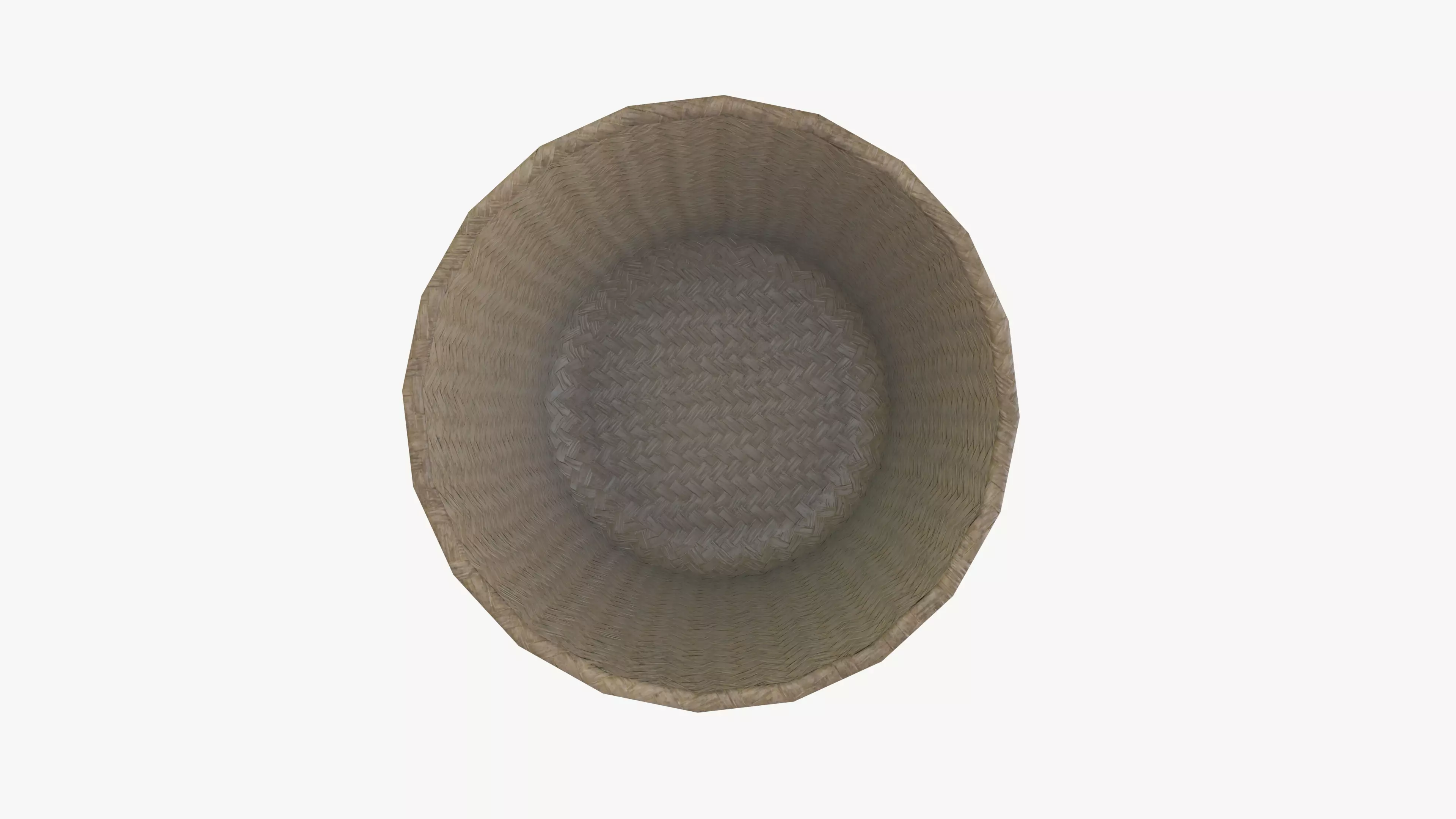 Woven Basket 3D model_2
