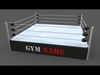 PBR Modular Professional Wrestling Rings 20ftx20ft Low-poly 3D model_1