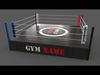 PBR Modular Professional Wrestling Rings 20ftx20ft Low-poly 3D model_2
