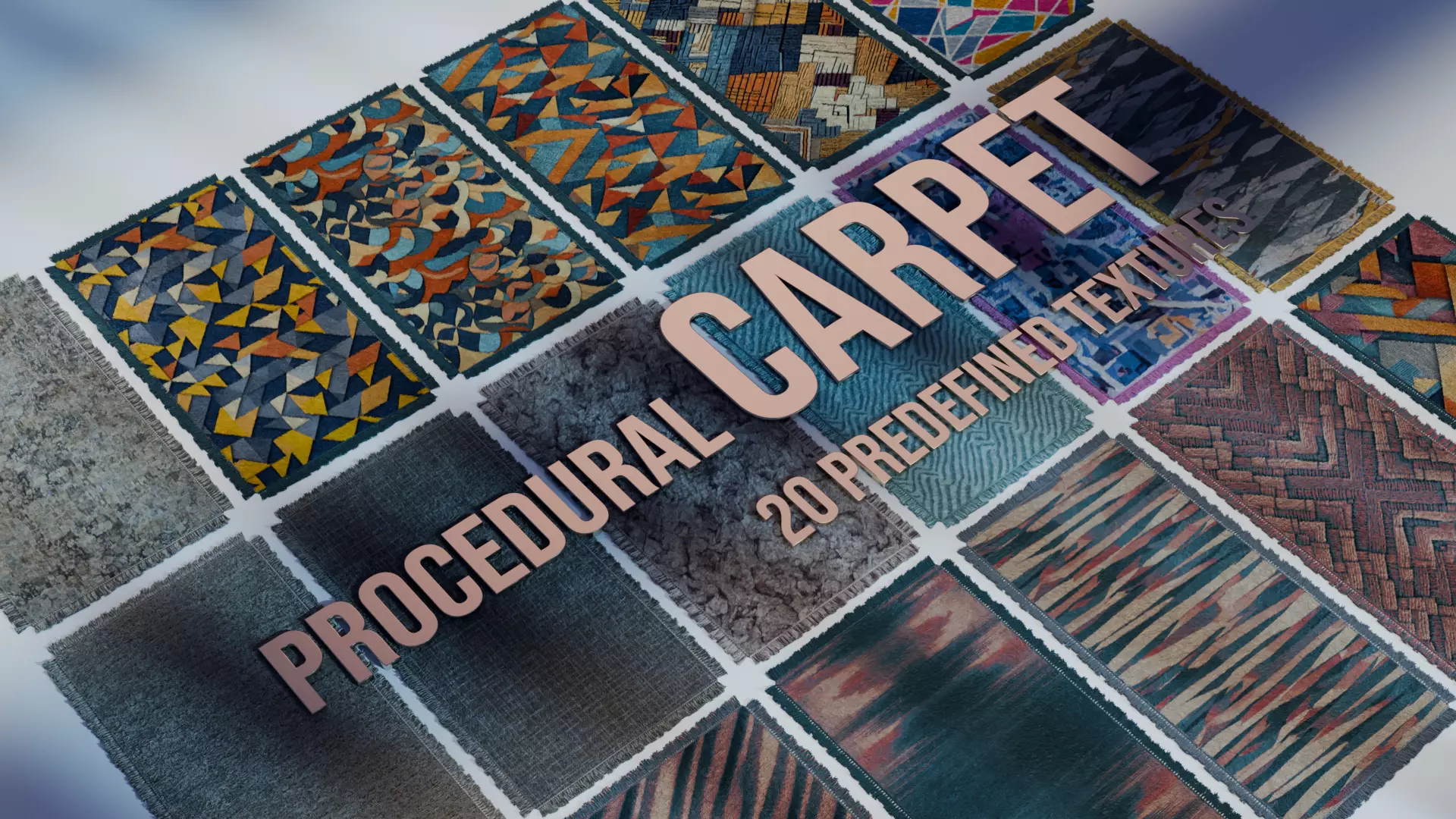 Parametric Carpet for Blender 3D model_2