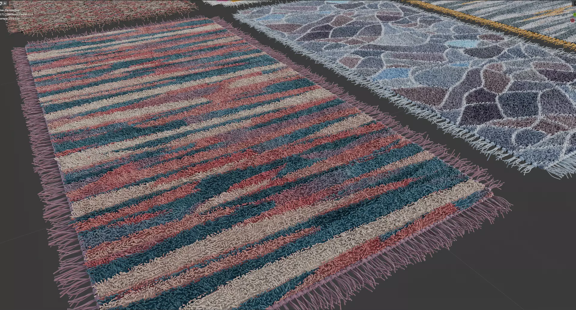 Parametric Carpet for Blender 3D model_7