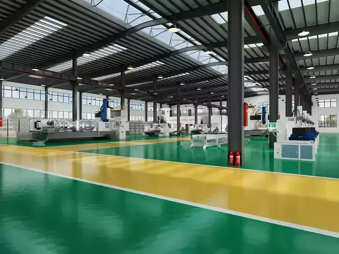 factory Low-poly 3D model