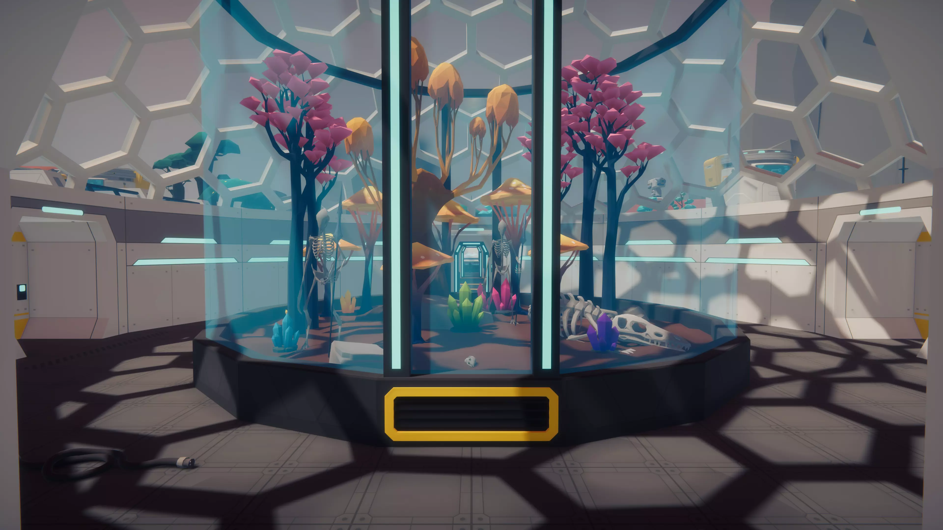 Low Poly Sci-Fi Planet Base Low-poly 3D model_12