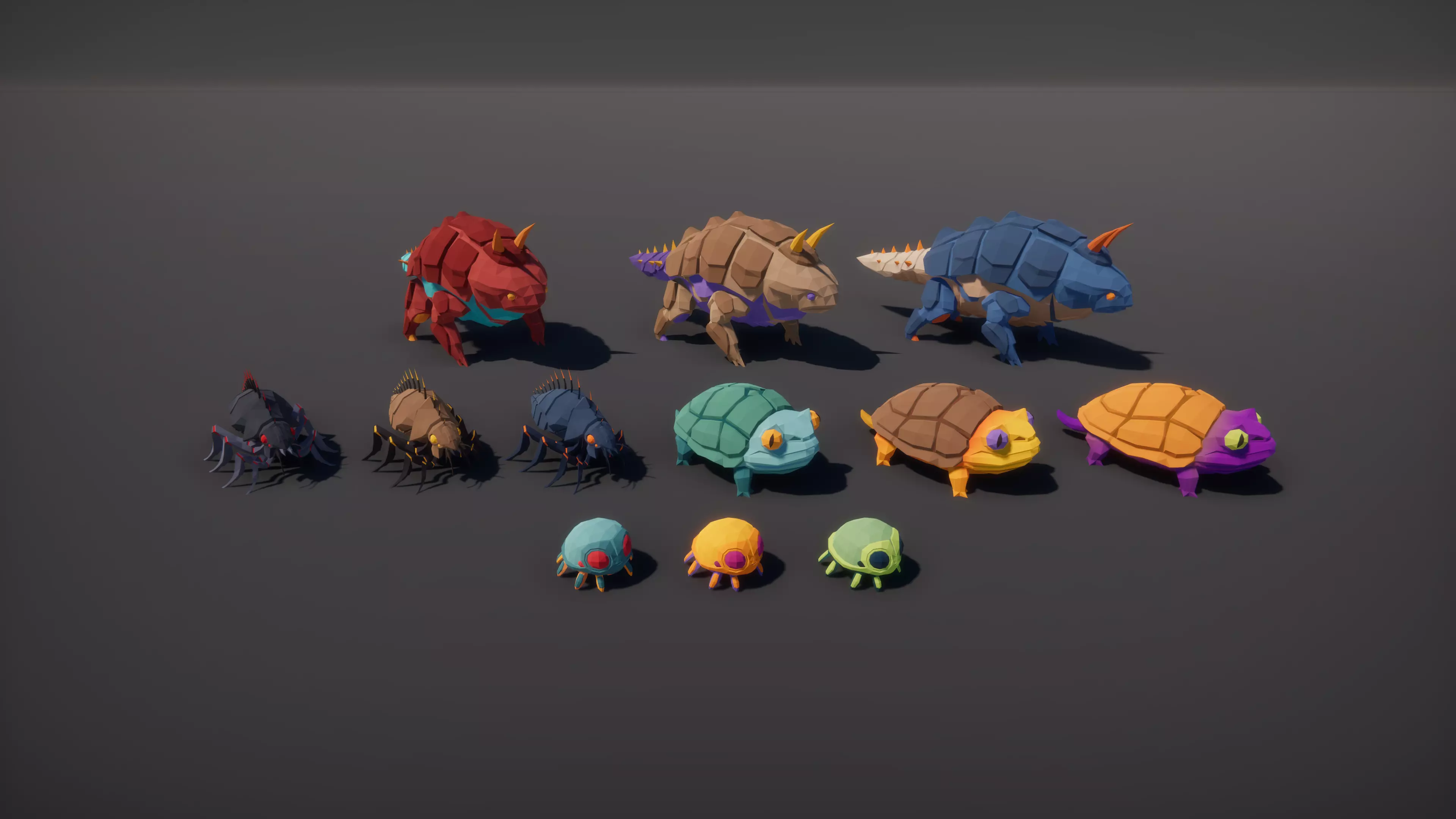 Low Poly Sci-Fi Planet Base Low-poly 3D model_24