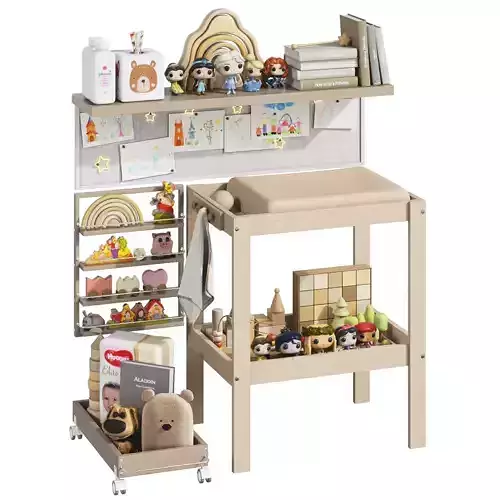 Ikea Sniglar Changing Table with Decor