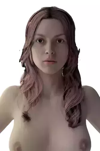 Realistic Female Character - Blender