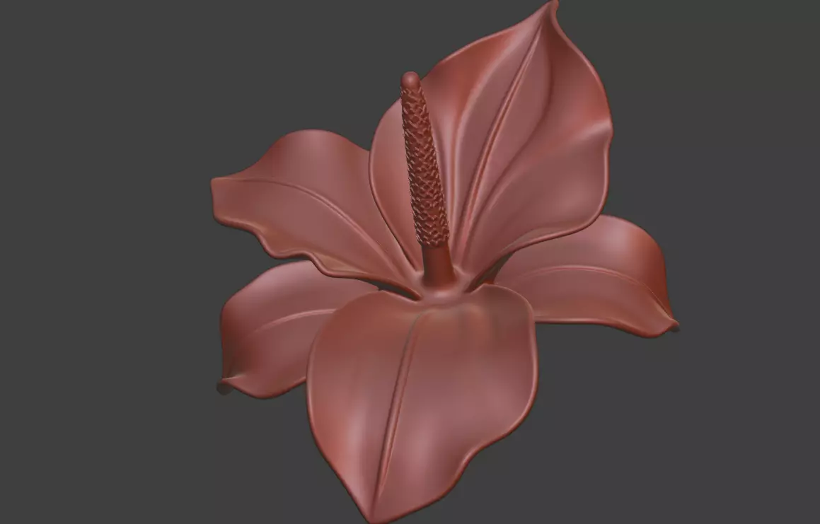 STL jewelry design for the Tang Bird Flower Sculpture 3D print model_2