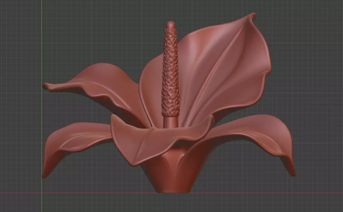 STL jewelry design for the Tang Bird Flower Sculpture 3D print model_0