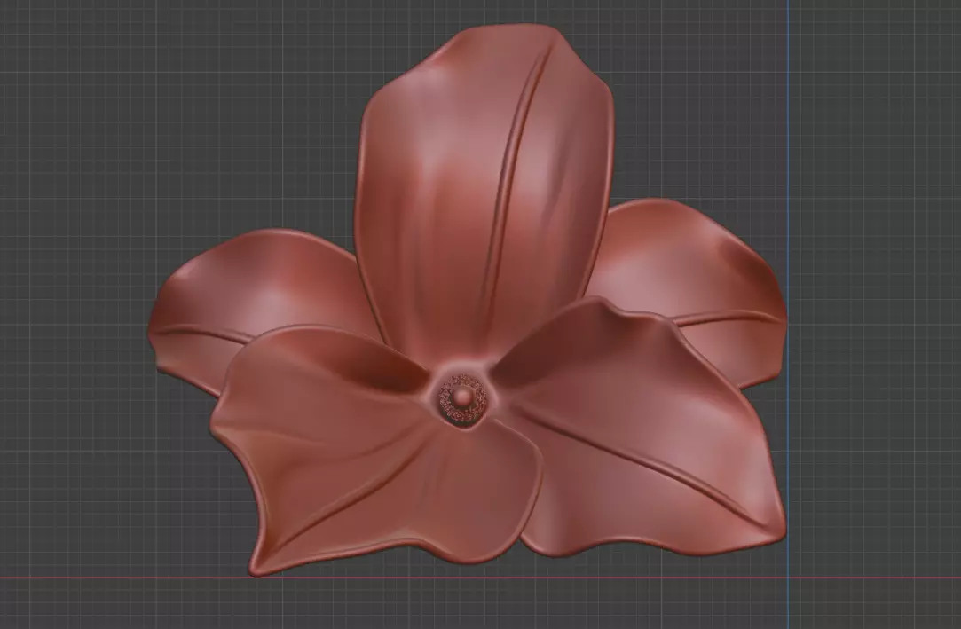 STL jewelry design for the Tang Bird Flower Sculpture 3D print model_6