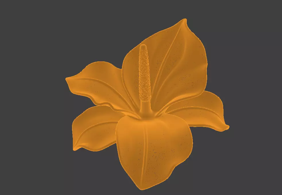 STL jewelry design for the Tang Bird Flower Sculpture 3D print model_7