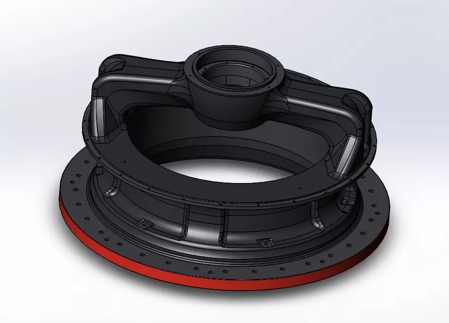 Sandvik Svedala cone crusher upper shell Free 3D model_0