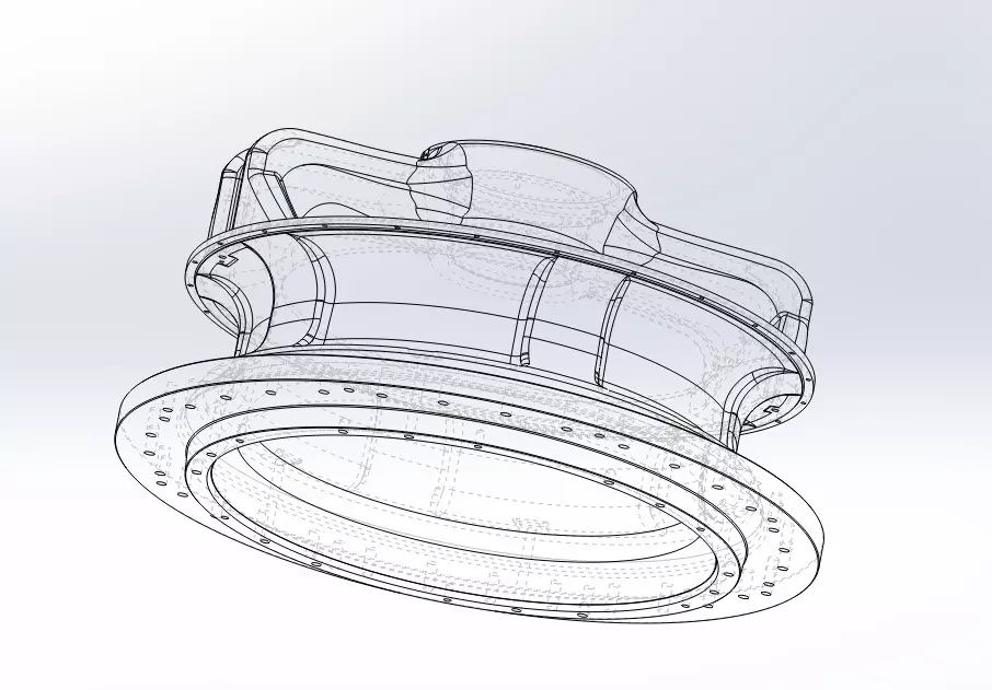 Sandvik Svedala cone crusher upper shell Free 3D model_1
