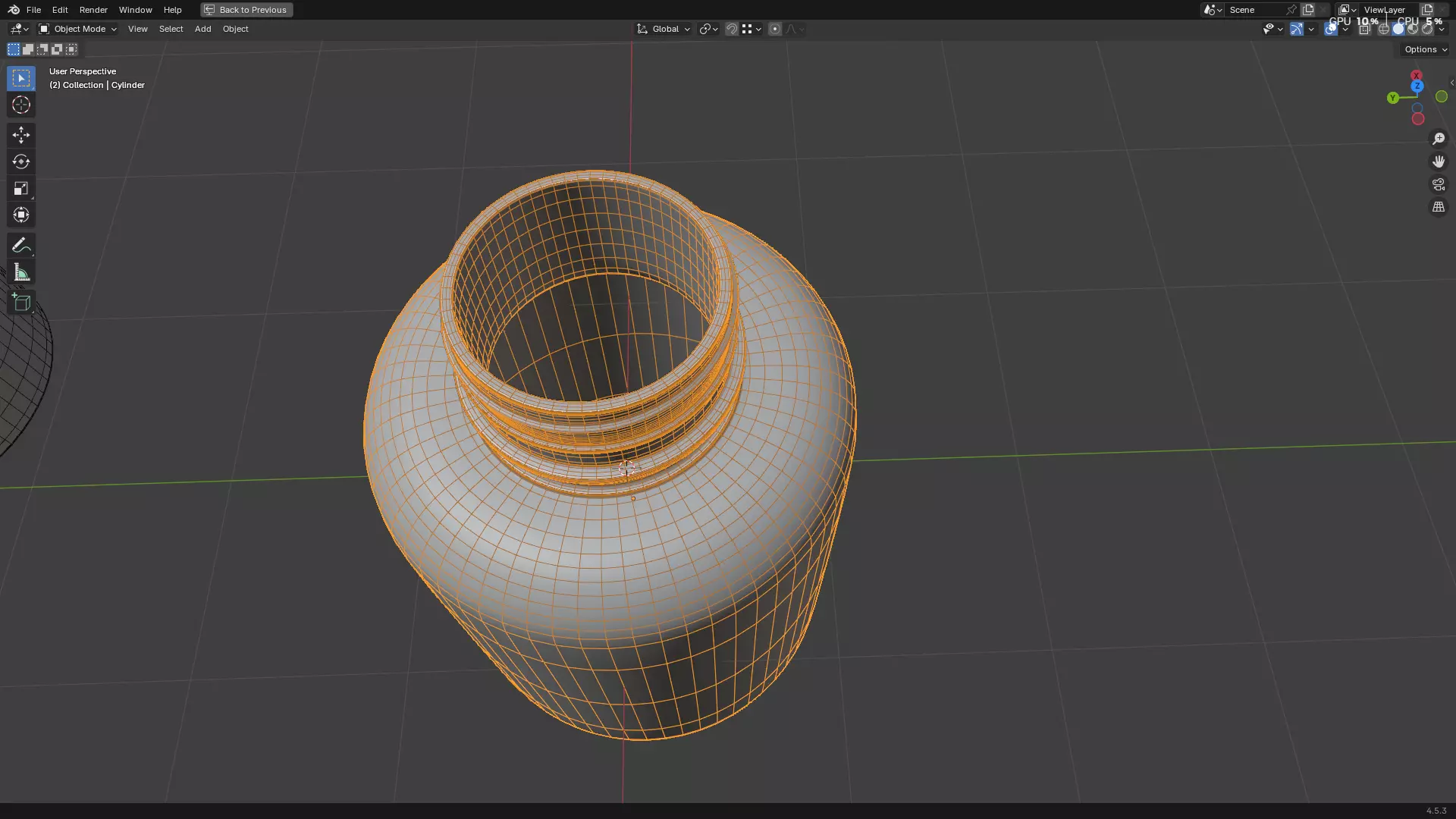Clear Plastic Bottle PBR 3D model_25