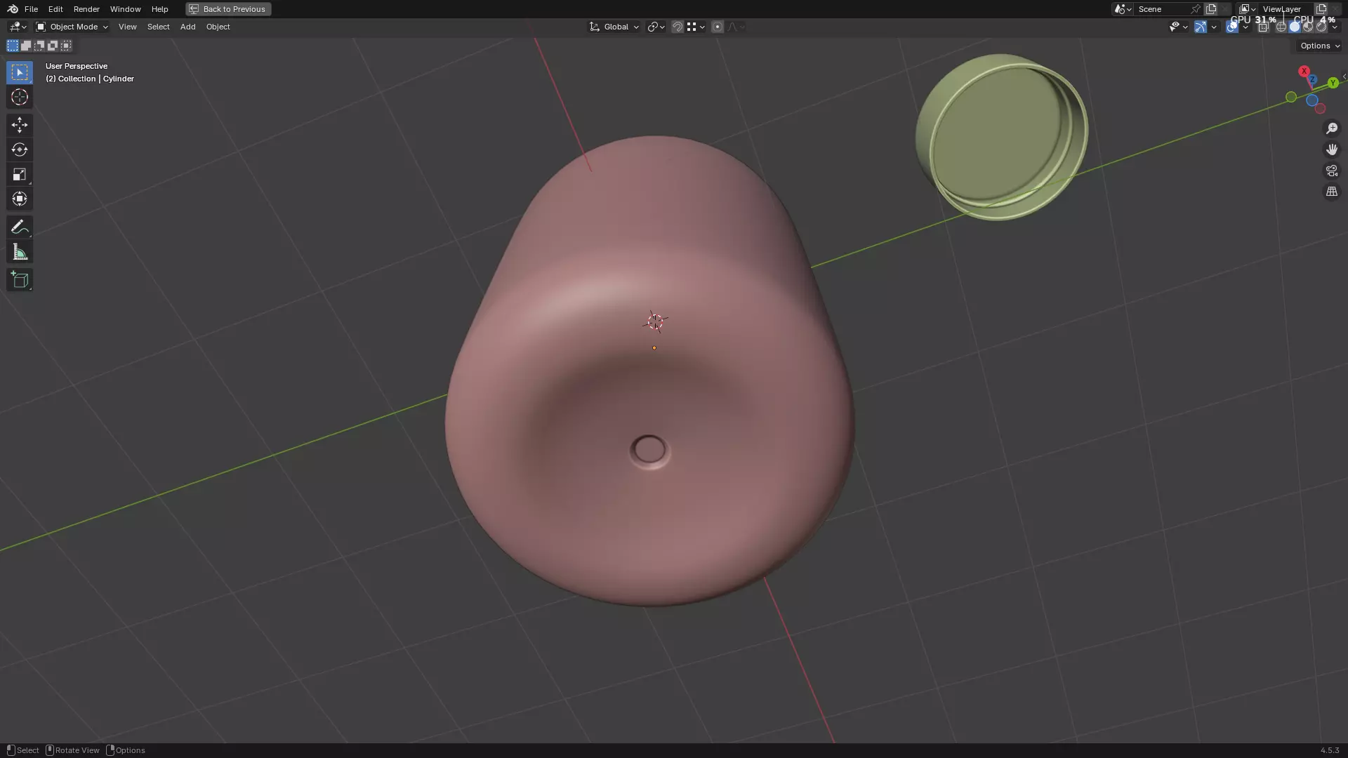 Clear Plastic Bottle PBR 3D model_34