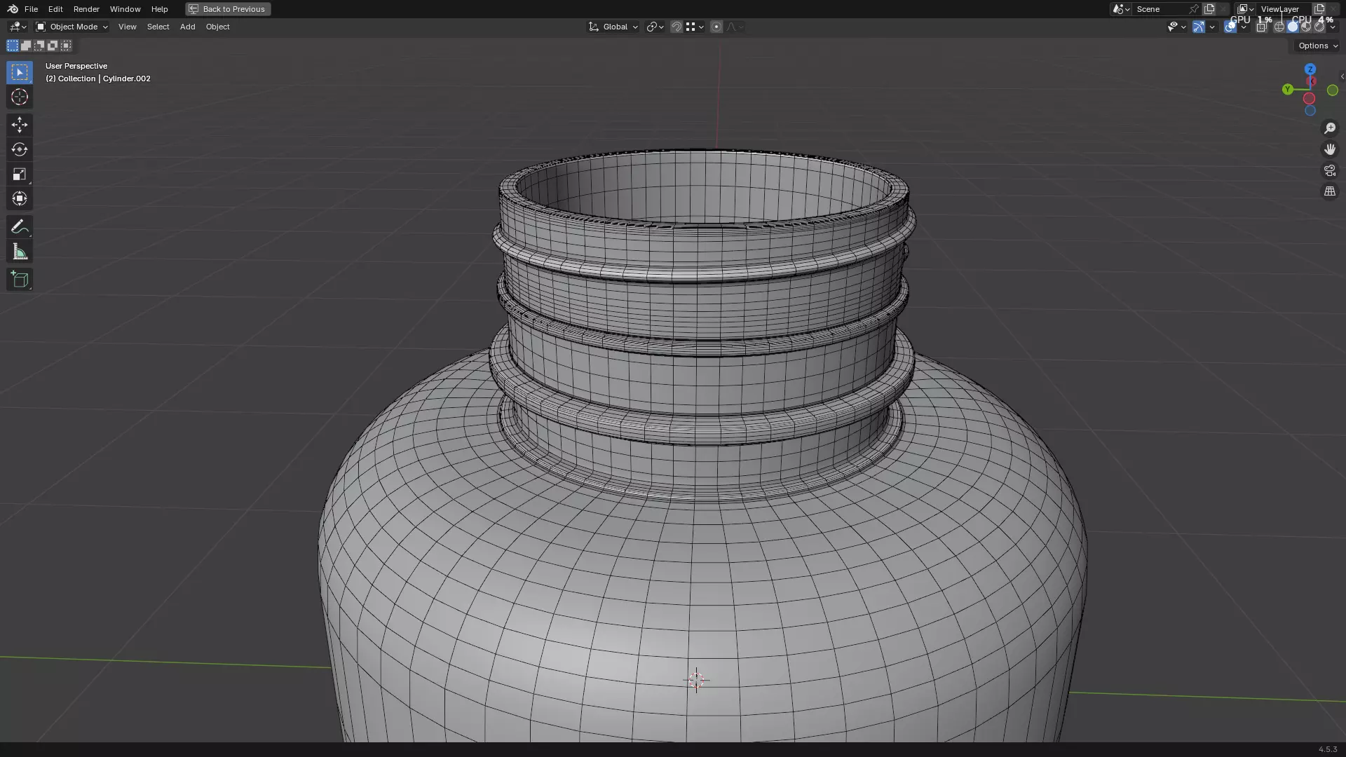 Clear Plastic Bottle PBR 3D model_22